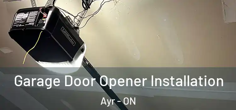  Garage Door Opener Installation Ayr - ON